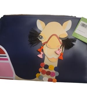 Kate Spade Womens Blue Spice Things Up Winking Crossbody Bag